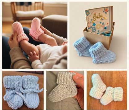 Crochet Baby Socks Pattern