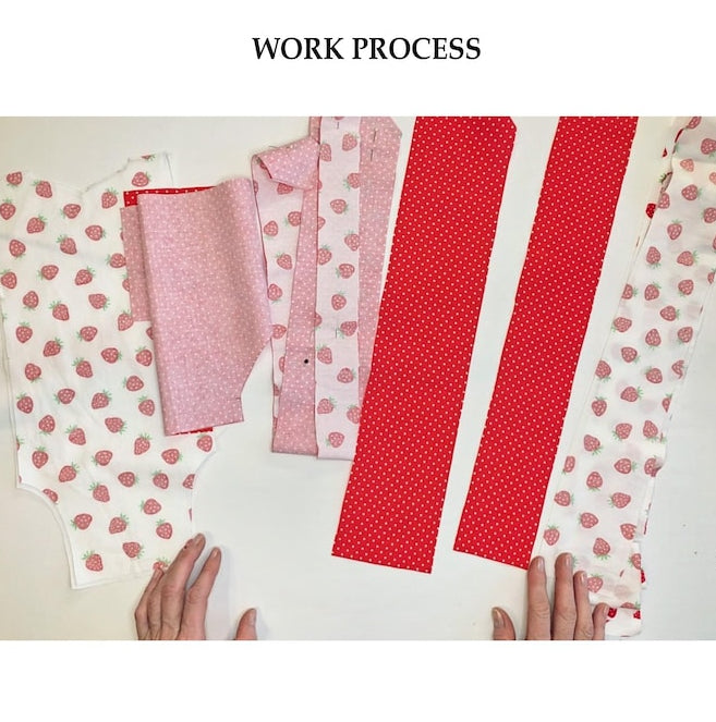 Baby ruffled romper PDF sewing pattern
