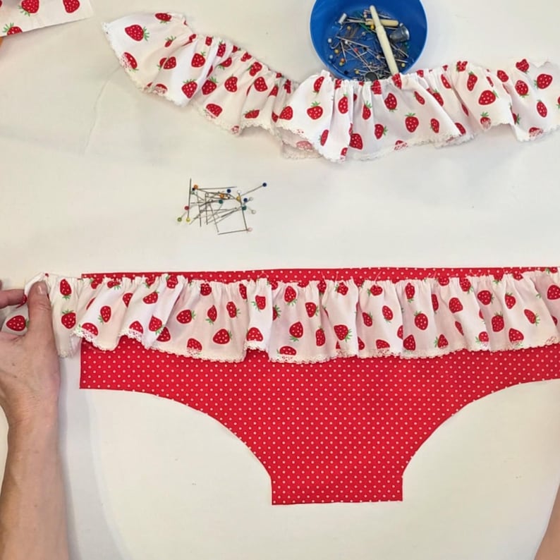 Baby ruffled romper PDF sewing pattern