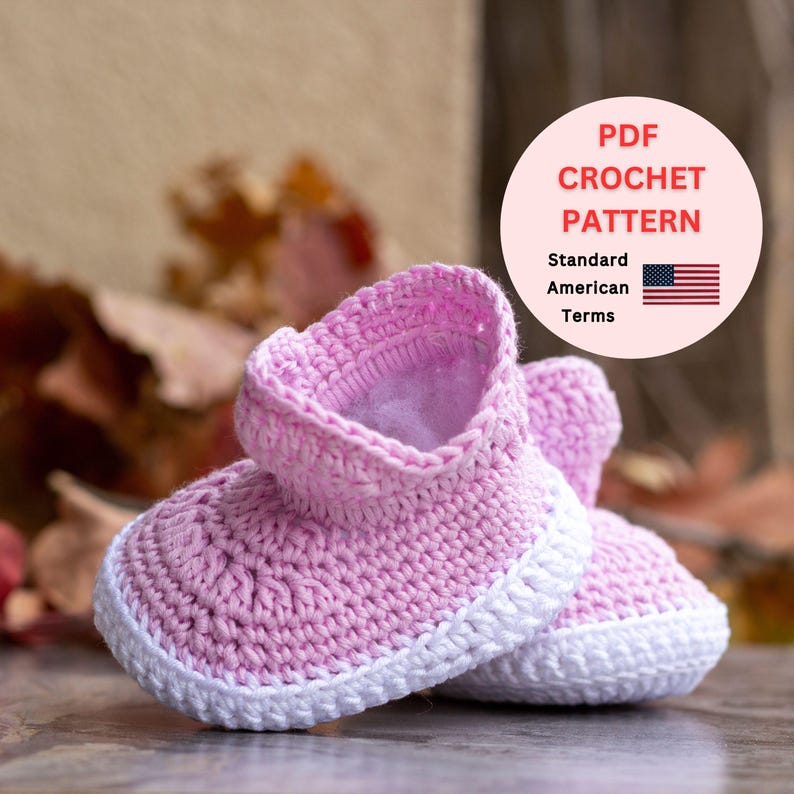 Crochet Baby Booties Pattern