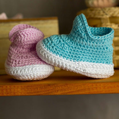 Crochet Baby Booties Pattern