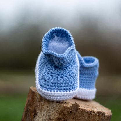 Crochet Baby Booties Pattern