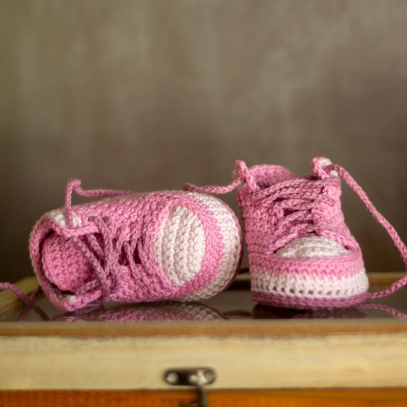 Crochet Baby Sneakers PDF Pattern