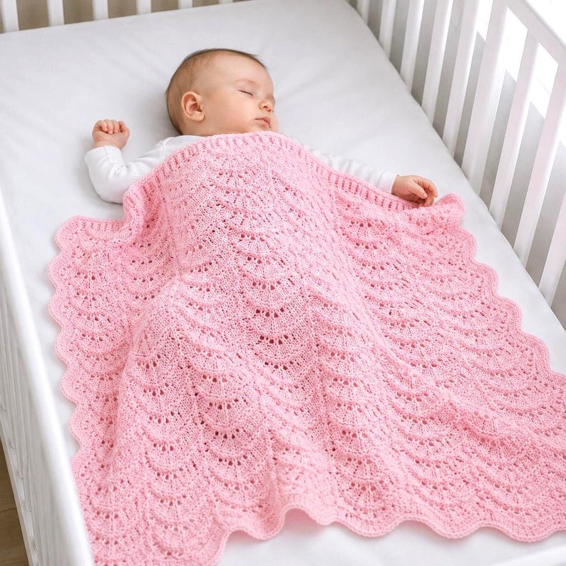 Knitted Baby Blanket Pattern