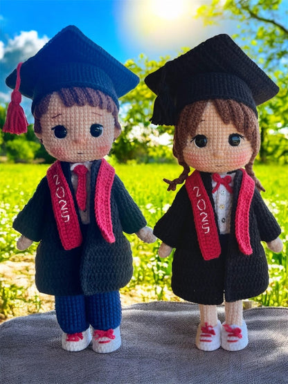 Graduation Dolls Crochet Pattern