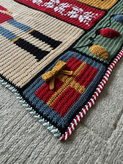 Storybook Christmas Crochet Blanket