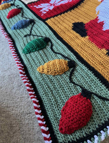 Storybook Christmas Crochet Blanket