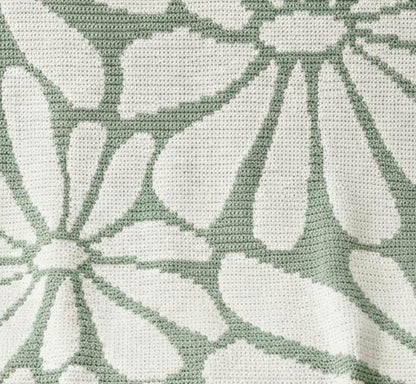 Groovy Flower Crochet Spring Blanket Pattern