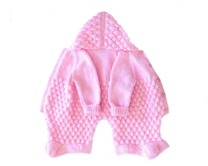 Hooded jumpsuit Knitting Pattern