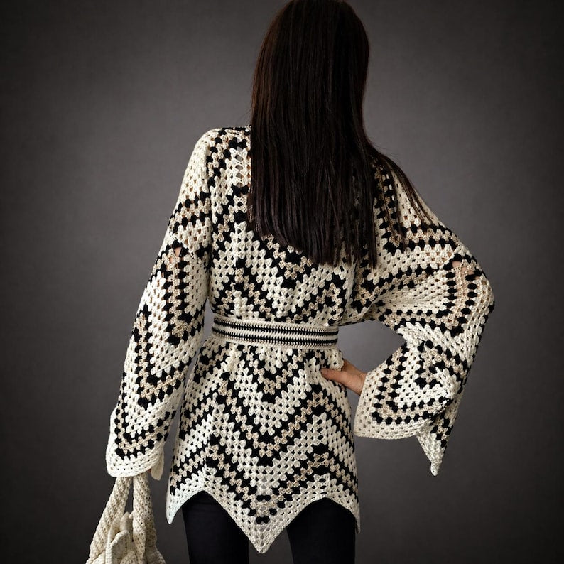 Boho Crochet Cardigan Pattern