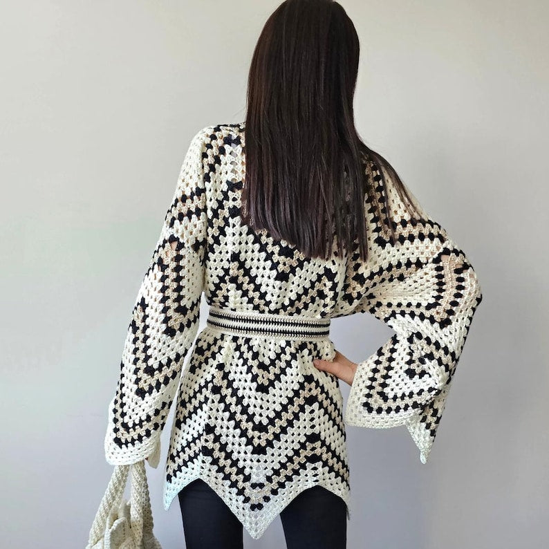 Boho Crochet Cardigan Pattern