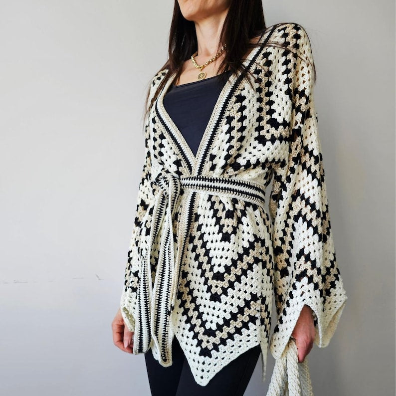 Boho Crochet Cardigan Pattern