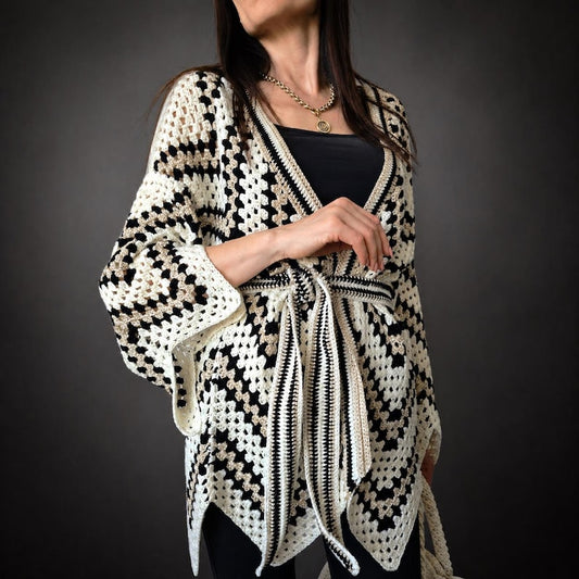 Boho Crochet Cardigan Pattern