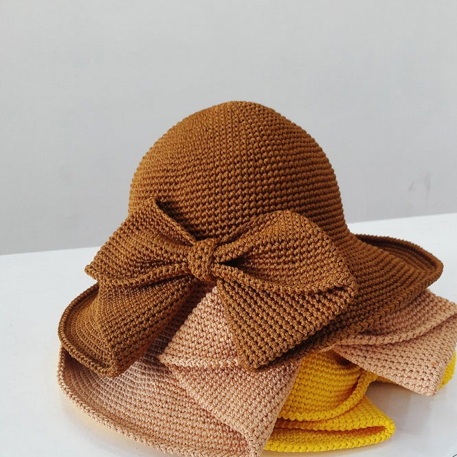 Crochet Bow Hat Pattern