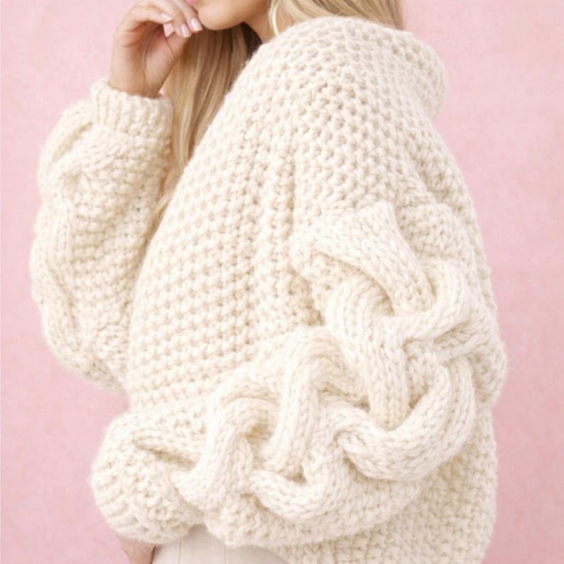 Chunky Cable Knit Cardigan Pattern