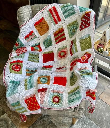The Gift of Holiday Crochet Blanket Pattern