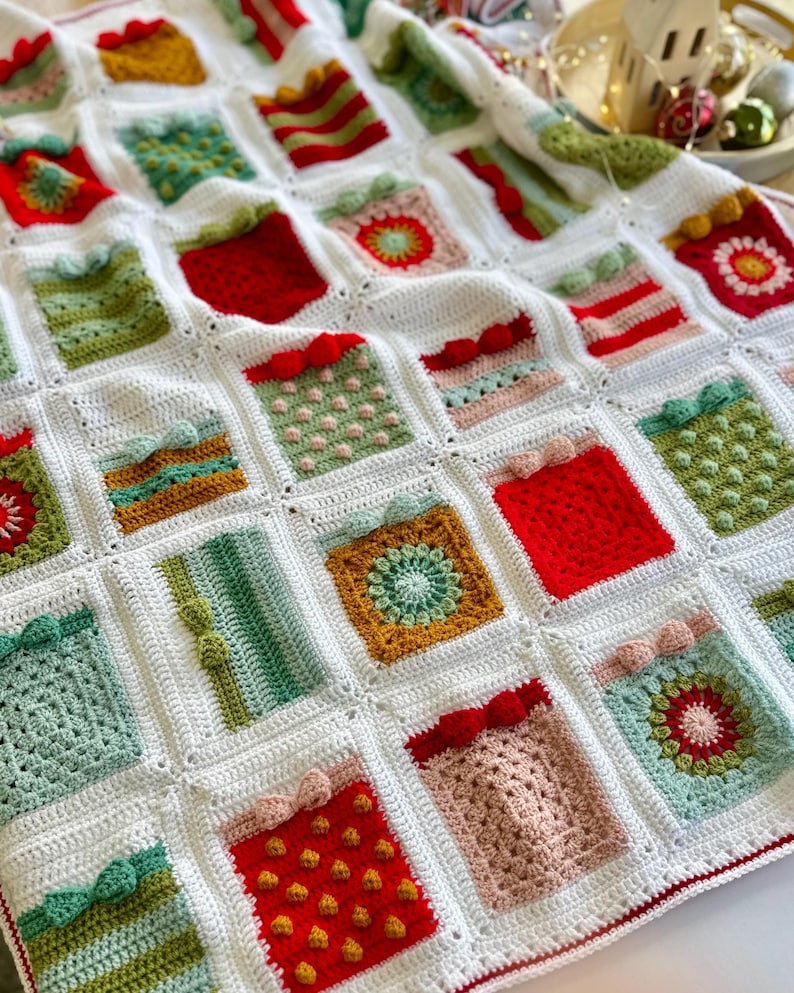 The Gift of Holiday Crochet Blanket Pattern