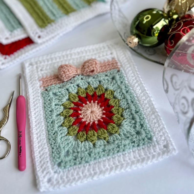 The Gift of Holiday Crochet Blanket Pattern
