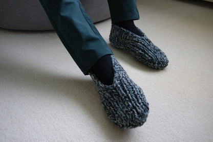 Quick Comfy Slippers (PDF Knitting Pattern)