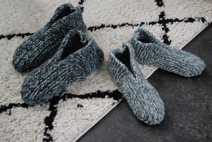 Quick Comfy Slippers (PDF Knitting Pattern)