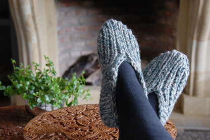 Quick Comfy Slippers (PDF Knitting Pattern)