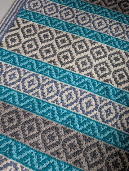 Crochet pattern Ocean Kisses Blanket