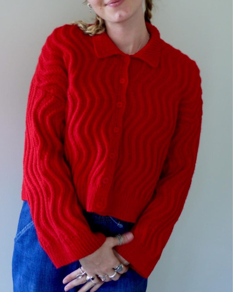 Wavelength Cardigan Knitting Pattern