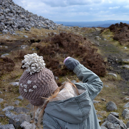 Winter Pompom Hat Crochet Pattern: