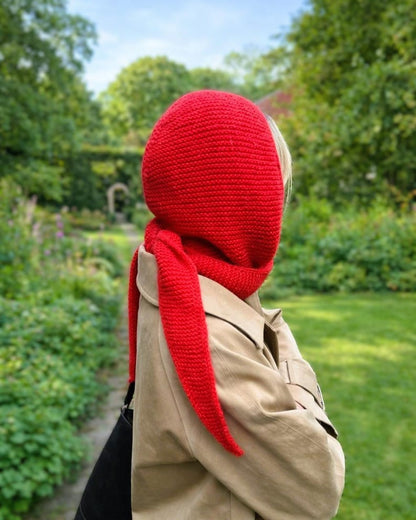 Hooded Scarf Knitting Pattern