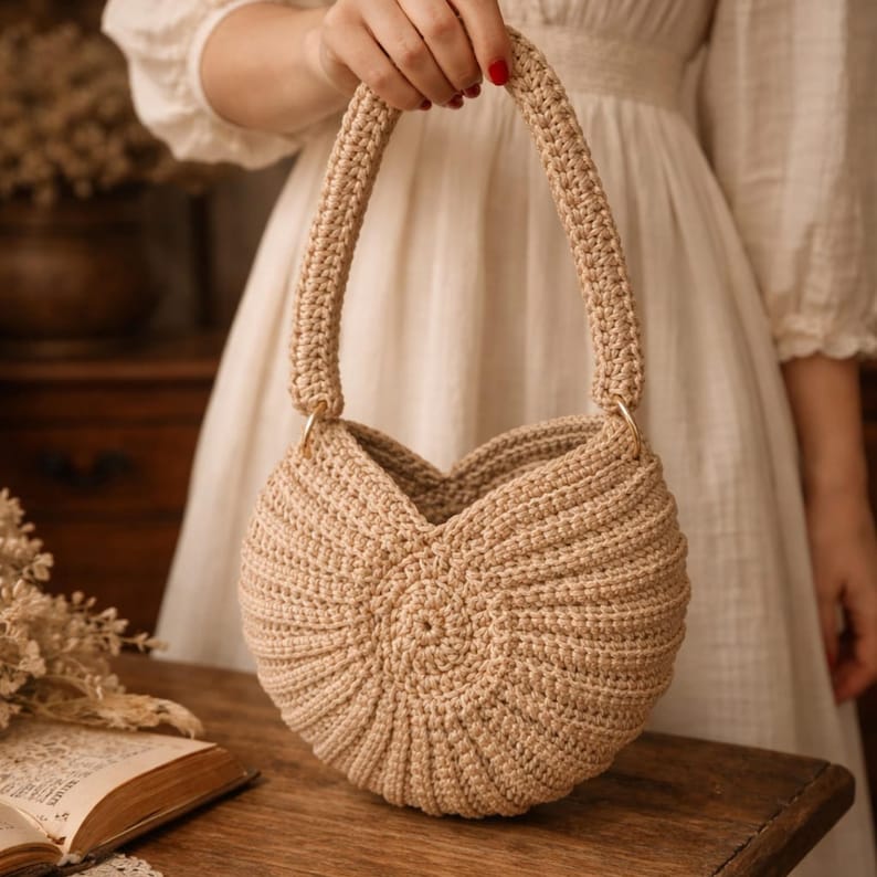 Crochet Seashell Bag Pattern