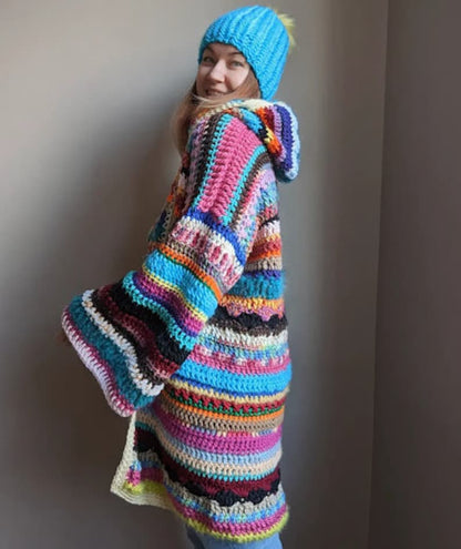 Scrap Yarn Cardigan pattern