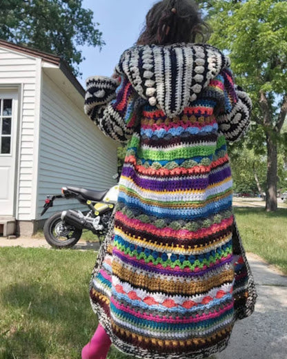Scrap Yarn Cardigan pattern