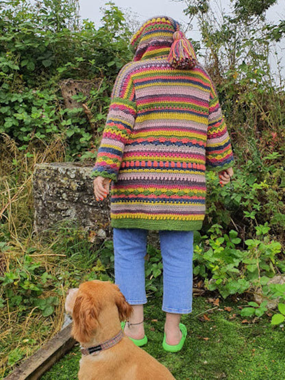 Scrap Yarn Cardigan pattern