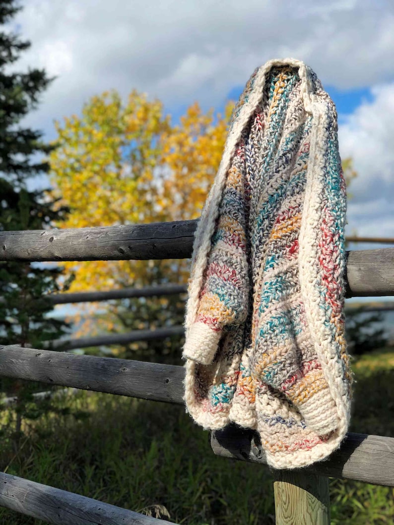 Easy Crochet Pattern Luxe Oversized Shrug Cardigan