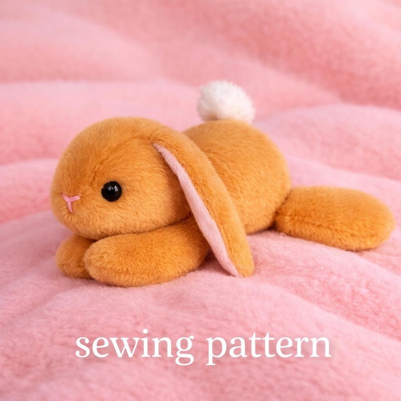 Bunny Plush Toy Sewing Pattern