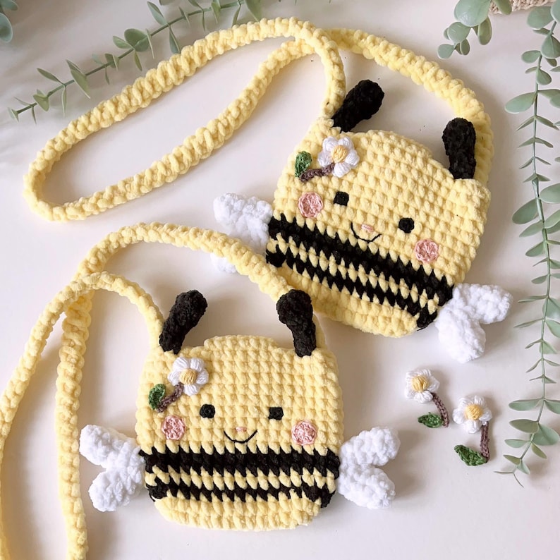 Crochet Bee Bag Pattern for Kids