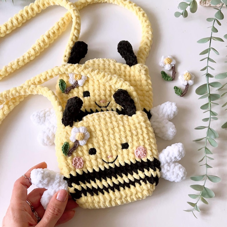 Crochet Bee Bag Pattern for Kids