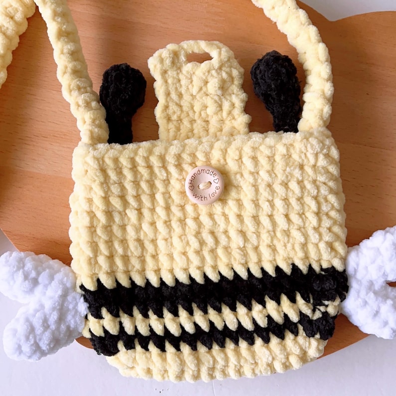 Crochet Bee Bag Pattern for Kids