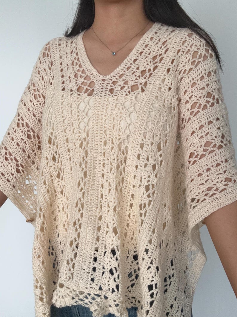 Poncho Crochet Pattern