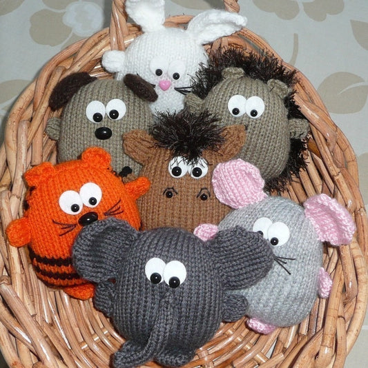 Peter's Pals animals knitting pattern