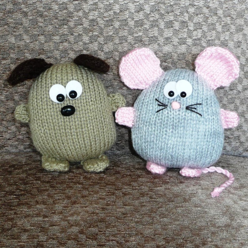 Peter's Pals animals knitting pattern