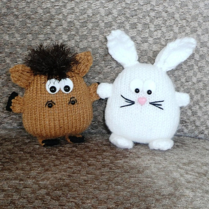 Peter's Pals animals knitting pattern
