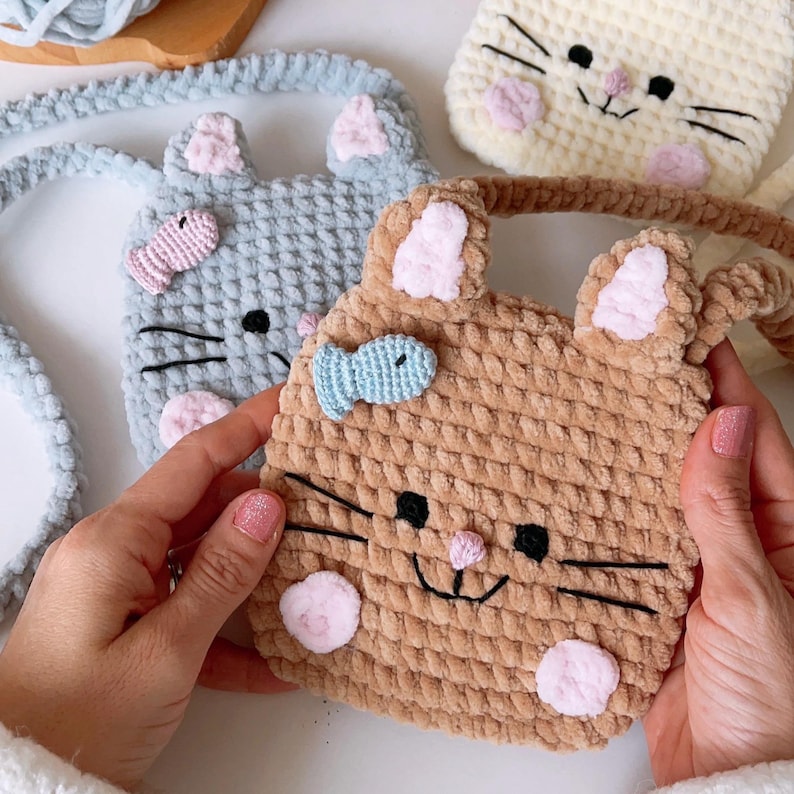 Crochet Cat Bag Pattern