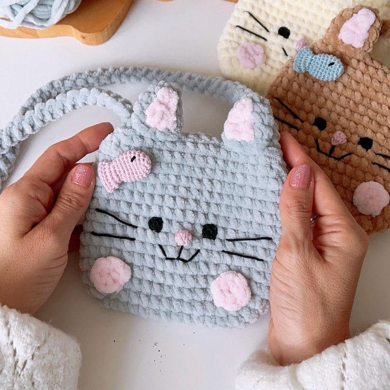 Crochet Cat Bag Pattern