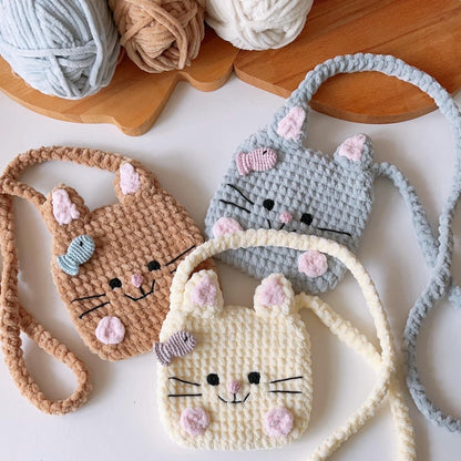 Crochet Cat Bag Pattern