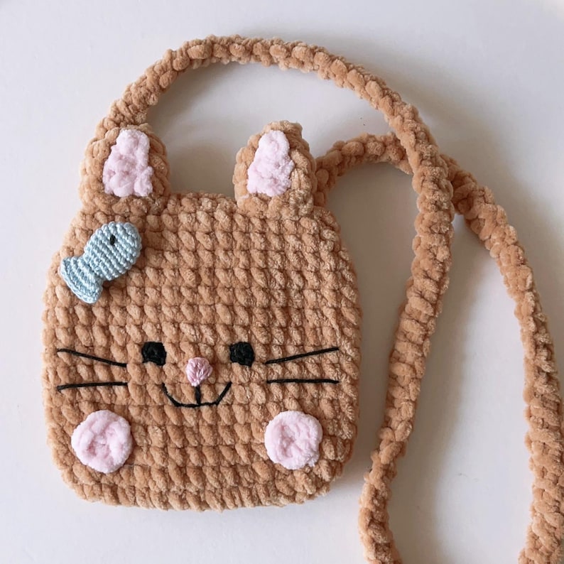Crochet Cat Bag Pattern