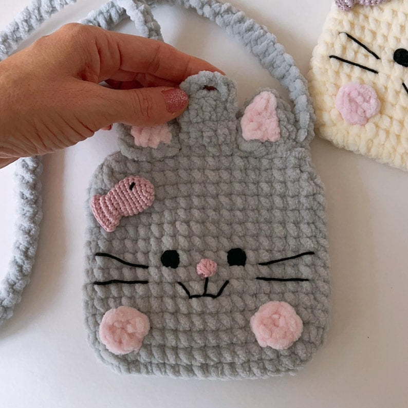 Crochet Cat Bag Pattern