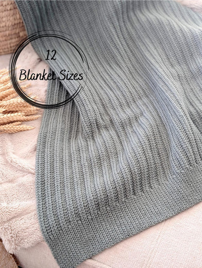 Knit-Look Throw Textured Crochet Blanket Pattern