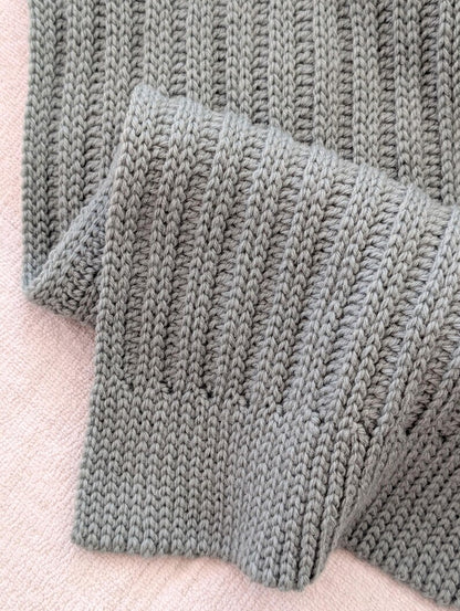 Knit-Look Throw Textured Crochet Blanket Pattern