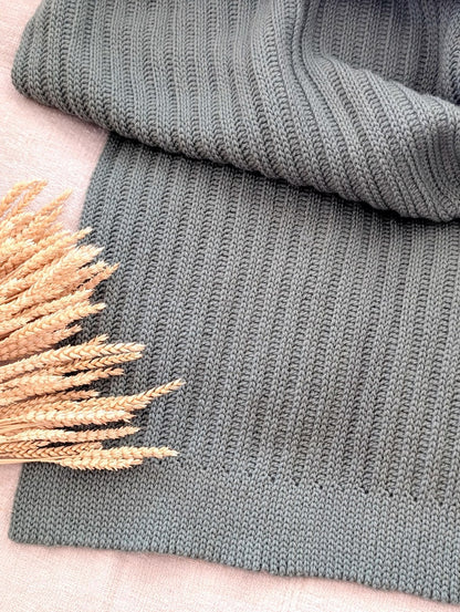 Knit-Look Throw Textured Crochet Blanket Pattern